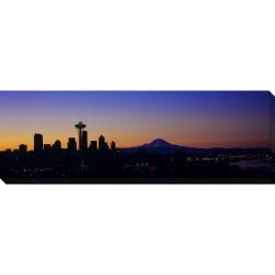 Seattle Sunrise Oversized Gallery Wrapped Canvas Canvas