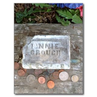World's smallest gravestone in Butler Missouri Post Card