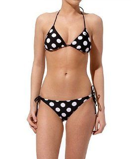 Roxy Damen Bikini The Hype String Bikini Tie Sides, The Hype Black, L, XIWSM154 Sport & Freizeit