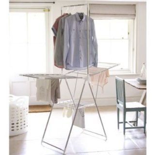 Lakeland Wäscheständer Plus, 6 m Hängefläche, aufrichtbarer Zusatzbügel für Hemden, offen 156 x 48 x 200 cm H Küche & Haushalt