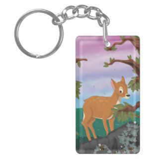 Cute Cartoon Deer Keychains