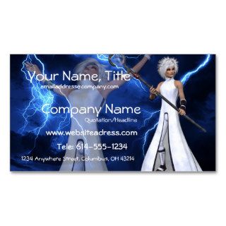 Lightning Storm   Fantasy/Anime Business Cards