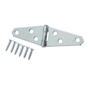 Everbilt 2 in. Zinc Plated Strap Hinges (2 Pack) 15287