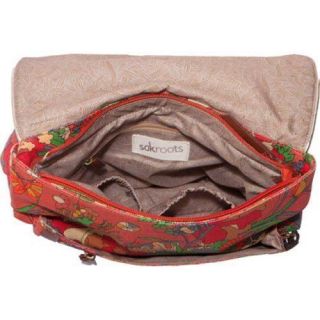 Women's Sakroots Artist Circle Convertible Backpack Orange Flower Power Sakroots Fabric Bags
