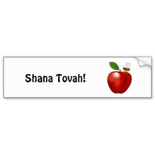 Happy Jewish New Year Bumper Stickers