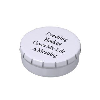 Coaching Hockey Gives My Life A Meaning Jelly Belly Candy Tin