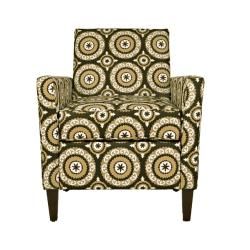 angeloHOME Sutton Modern Pinwheel Chocolate Brown Chair ANGELOHOME Chairs