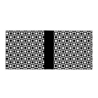 Black and White Design Boxes Binder