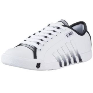 K Swiss MOULTON 01423 176 M, Herren Sneaker, weiss, (WHITE/NAVY GRDNT), EU 39,5, (UK 6) Schuhe & Handtaschen