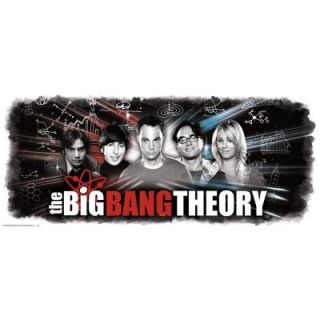 RoomMates 5 in. x 19 in. The Big Bang Theory Wall Graphic Peel and Stick Giant Wall Decals RMK2324GM