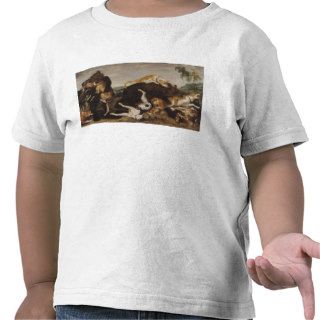 Bear Hunt or, Battle Between Dogs and Bears Tee Shirts