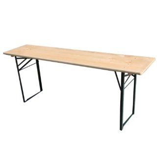 Tisch für Bierzeltgarnitur Biertisch Bierzelttisch N13, L 180 cm Garten