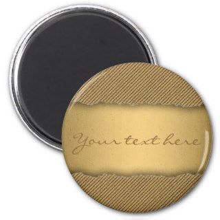 Gold Torn Edge Effect template text banner Magnets