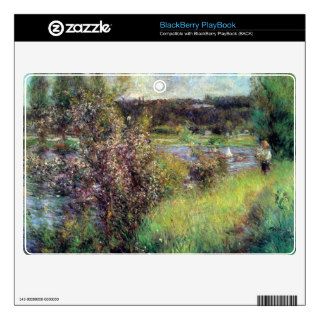 The Seine at Chatou by Pierre Renoir BlackBerry Decal