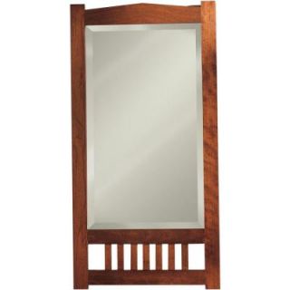 NuTone Mission 17.188 in. W x 33.438 in. H x 5.125 in. D Recessed Mirrored Medicine Cabinet in Cherry 9000CX