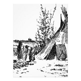 Teepee Encampment Personalized Invite