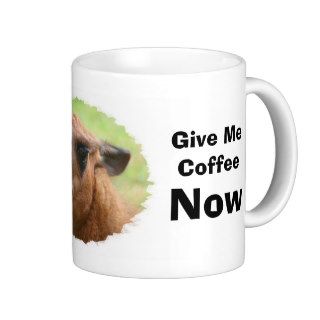 Angry Llama Coffee Humor Funny Mug