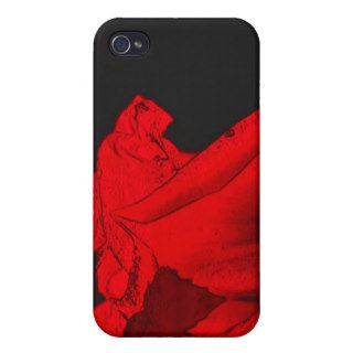 Red Hot Rosebud Floral iPhone Case iPhone 4/4S Cases