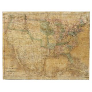 1839 David H. Burr Wall Map of the United States Jigsaw Puzzles
