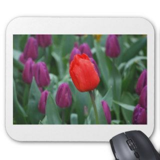 Red Impression Tulip Mousepad