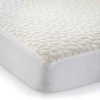 Christopher Knight Home Textured Organic Cotton Waterproof Crib Bed Bug Protector Encasement Christopher Knight Home Mattress Pads