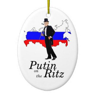 Putin on the Ritz Christmas Tree Ornaments
