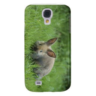 Bunny Rabbit in Grass Samsung Galaxy S4 Cases