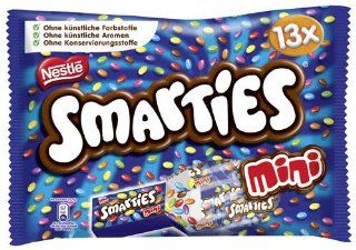 Smarties MINI , 4er Pack (4 x 201 g Packung) Lebensmittel & Getränke