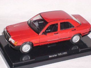 Mercedes Benz W201 W 201 190e 190 E Rot Limousine 1983 1/24 Modellauto Modell Auto Spielzeug