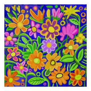 Painted Floral Composition Print