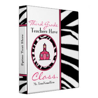 3rd grade Teachers have class binder