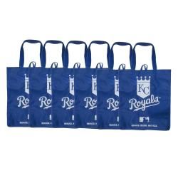 Kansas City Royals Reusable Bags (Pack of 6) Baseball