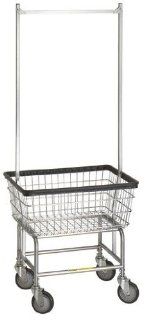 Standard Laundry Cart w/ Double Pole Rack* Model Number 100E58   Laundry Hampers