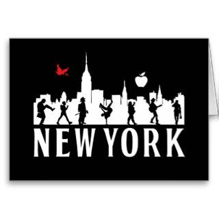 st_new york skyline  greeting card