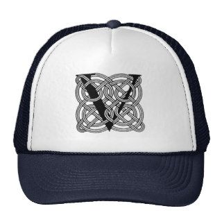 Letter V Vintage Celtic Knot Monogram Hat
