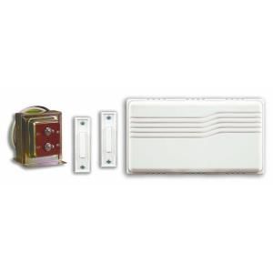 Heath Zenith Wired Door Chime Kit with Mixed Push Buttons DW 102