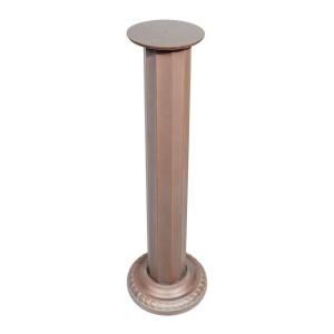 Copper Verdigris Aluminum Roman Sundial Pedestal 00613