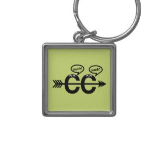 Funny Cross Country Running   Ouch Key Chains