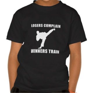 Martial Arts Winners Train T Shirts