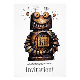Little Robot Custom Invite