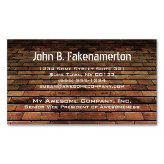 Distressed Brick Look Business Card