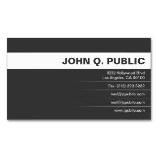 Full Color Business Card (black, dark grey)