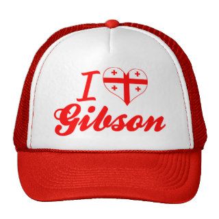 I Love Gibson, Georgia Mesh Hat