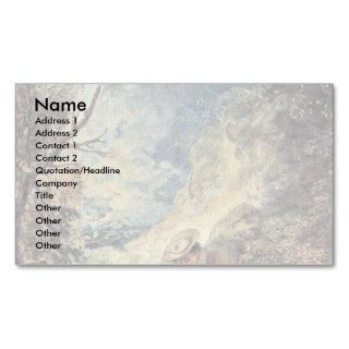 The Hunter Of The Nest By Antoine Watteau Business Card Templates