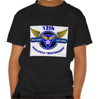 12TH ARMY AIR FORCE "ARMY AIR CORPS " WW II SHIRT