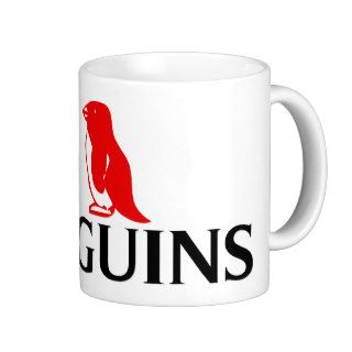 I Love Penguins Coffee Mug