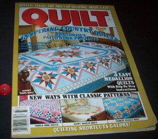 {Quilting} Quilt {Magazine} the World's Most Complete to Quilting {Volume 15, Number 3, Fall 1993} Jean Ann {Editor} Eitel Books