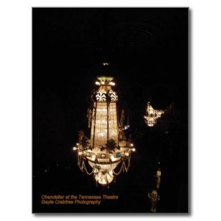 Chandelier at the Tennessee Theatre Postcards