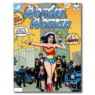 Wonder Woman Starring Pat Carbine Postcard