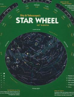 Sky & Telescope's Star Wheel 40 Degrees North (Wallchart) Astronomy